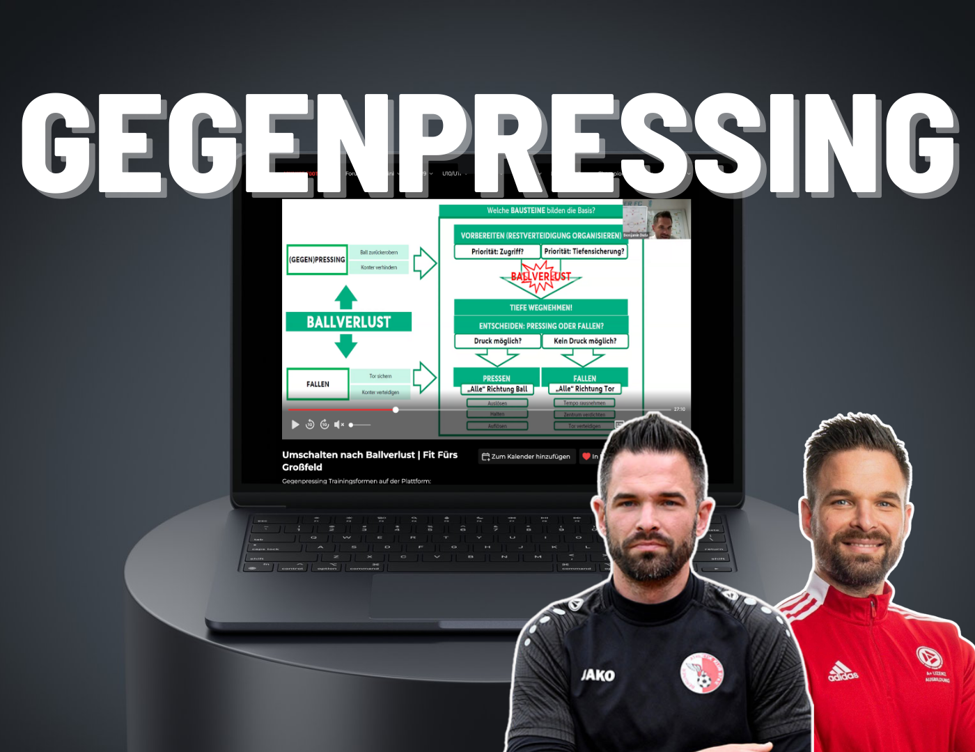 Gegenpressing nach Ballverlust | Fortbildung