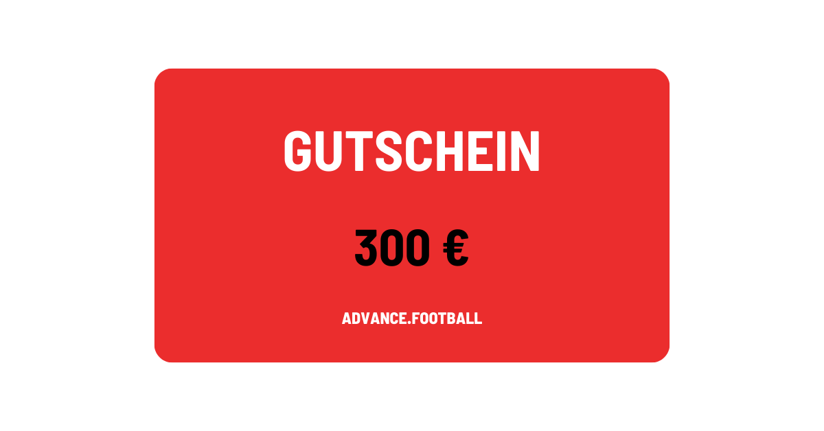 Geschenk-Gutschein für den Advance.Football-Shop