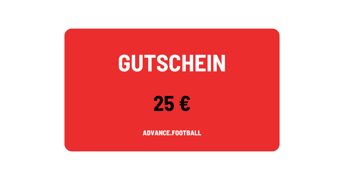 Geschenk-Gutschein für den Advance.Football-Shop