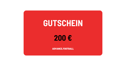 Geschenk-Gutschein für den Advance.Football-Shop